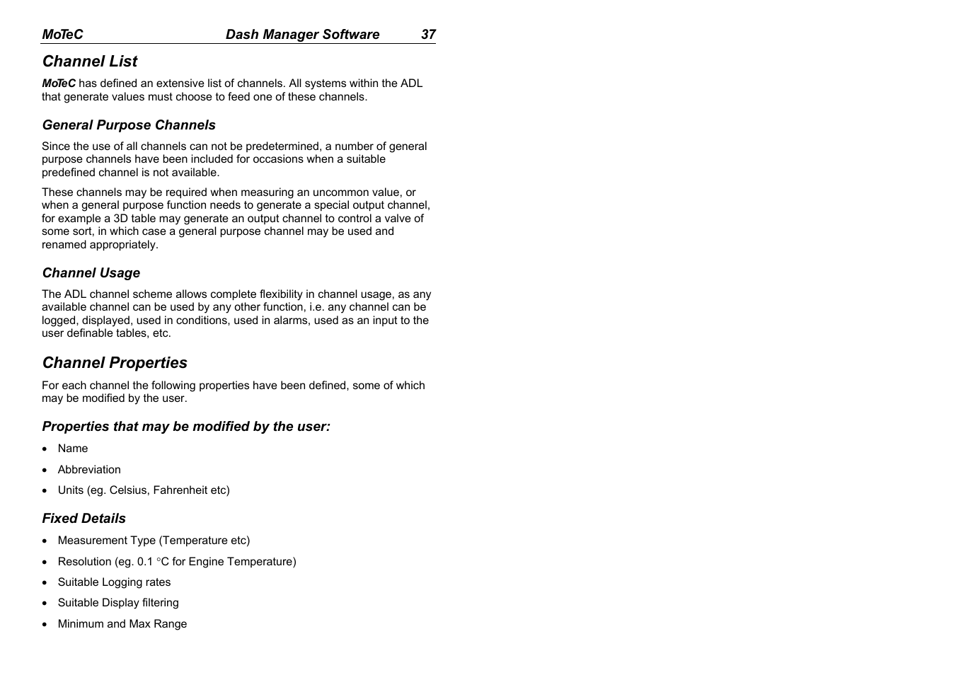 MoTeC ADL EDL User Manual | Page 39 / 81