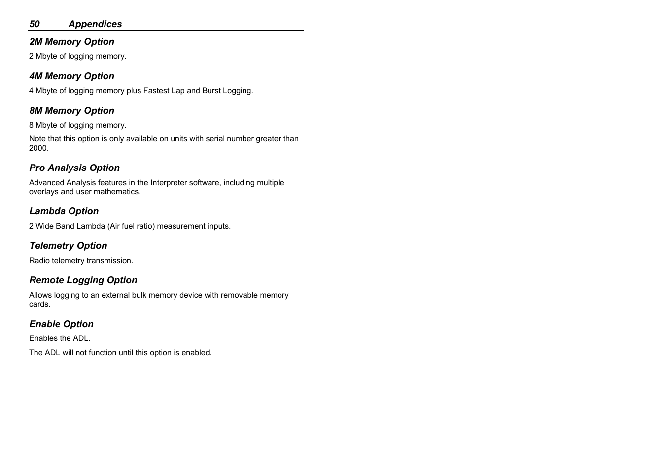 MoTeC ADL EDL User Manual | Page 52 / 81