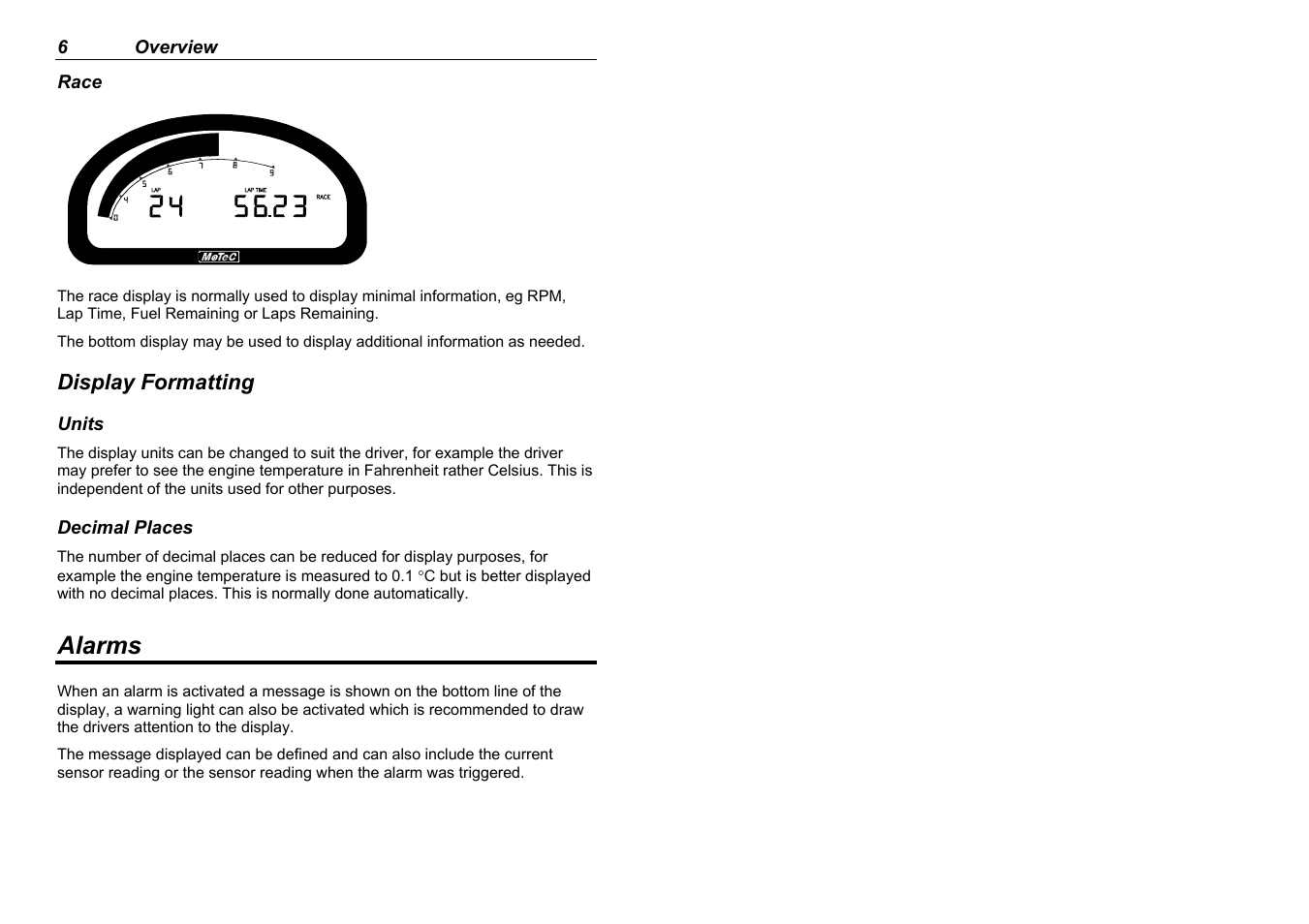 Alarms | MoTeC ADL EDL User Manual | Page 8 / 81