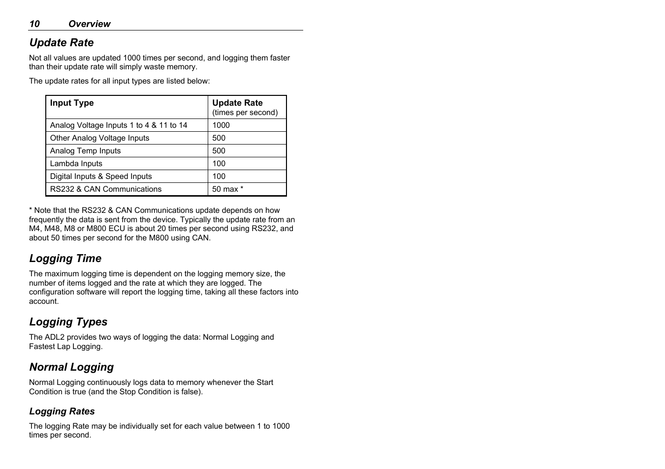 MoTeC ADL2 EDL2 User Manual | Page 12 / 82