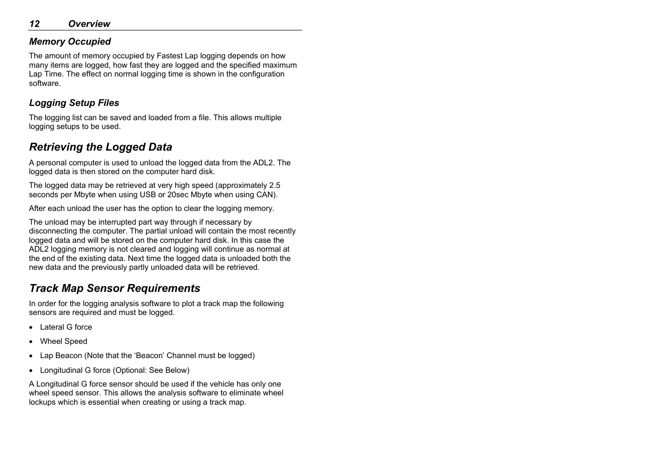 MoTeC ADL2 EDL2 User Manual | Page 14 / 82