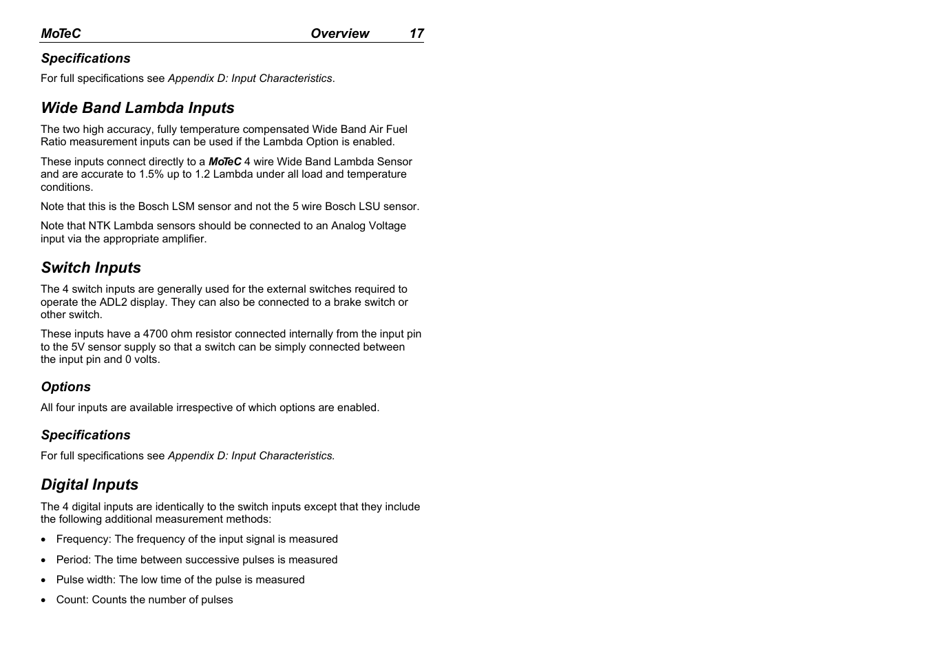 MoTeC ADL2 EDL2 User Manual | Page 19 / 82
