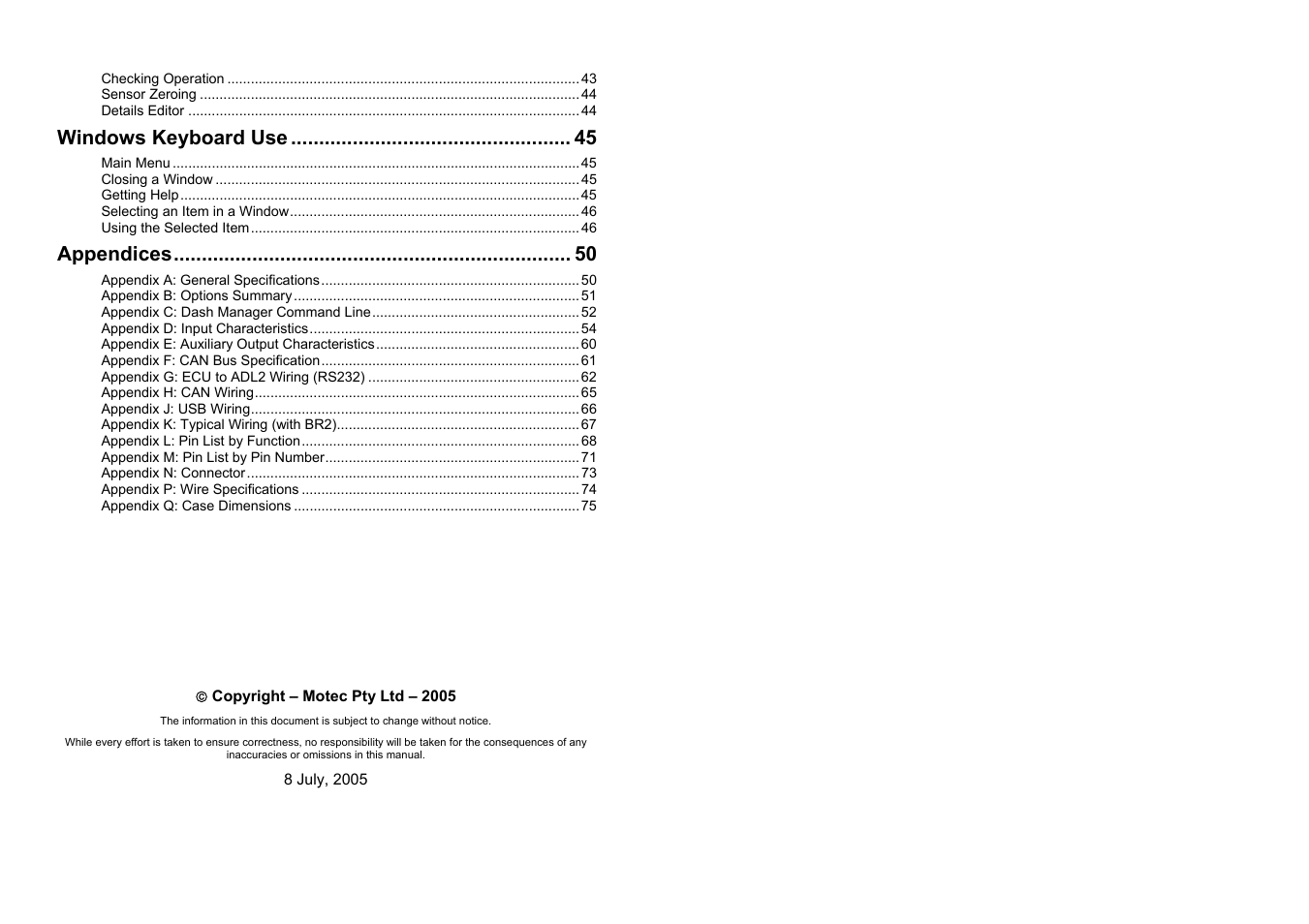 MoTeC ADL2 EDL2 User Manual | Page 2 / 82