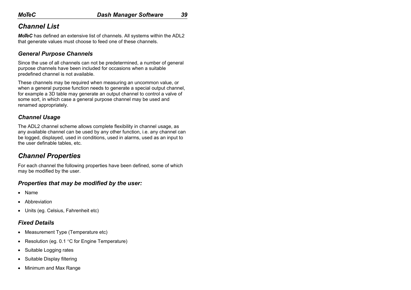 MoTeC ADL2 EDL2 User Manual | Page 41 / 82