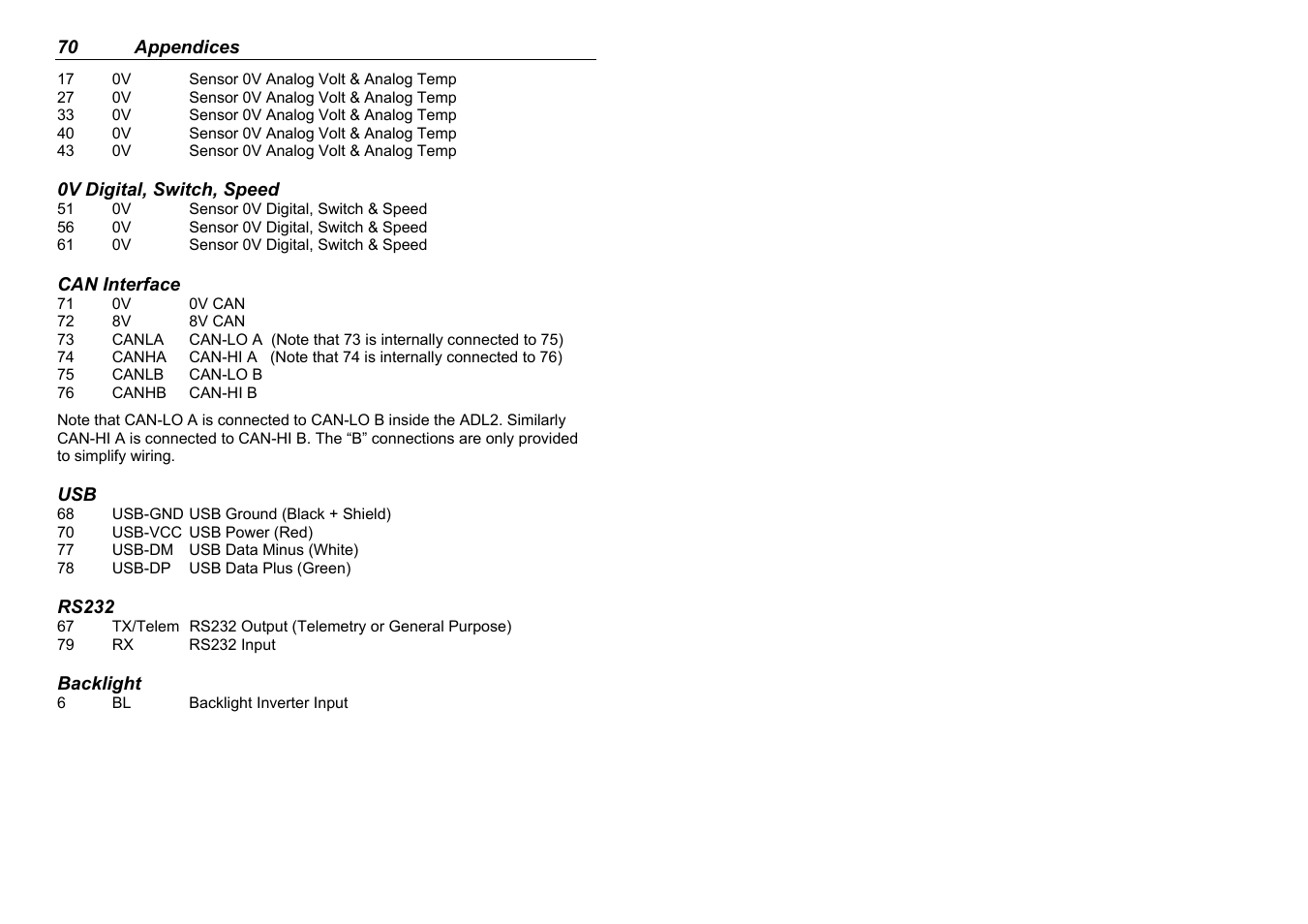 MoTeC ADL2 EDL2 User Manual | Page 72 / 82