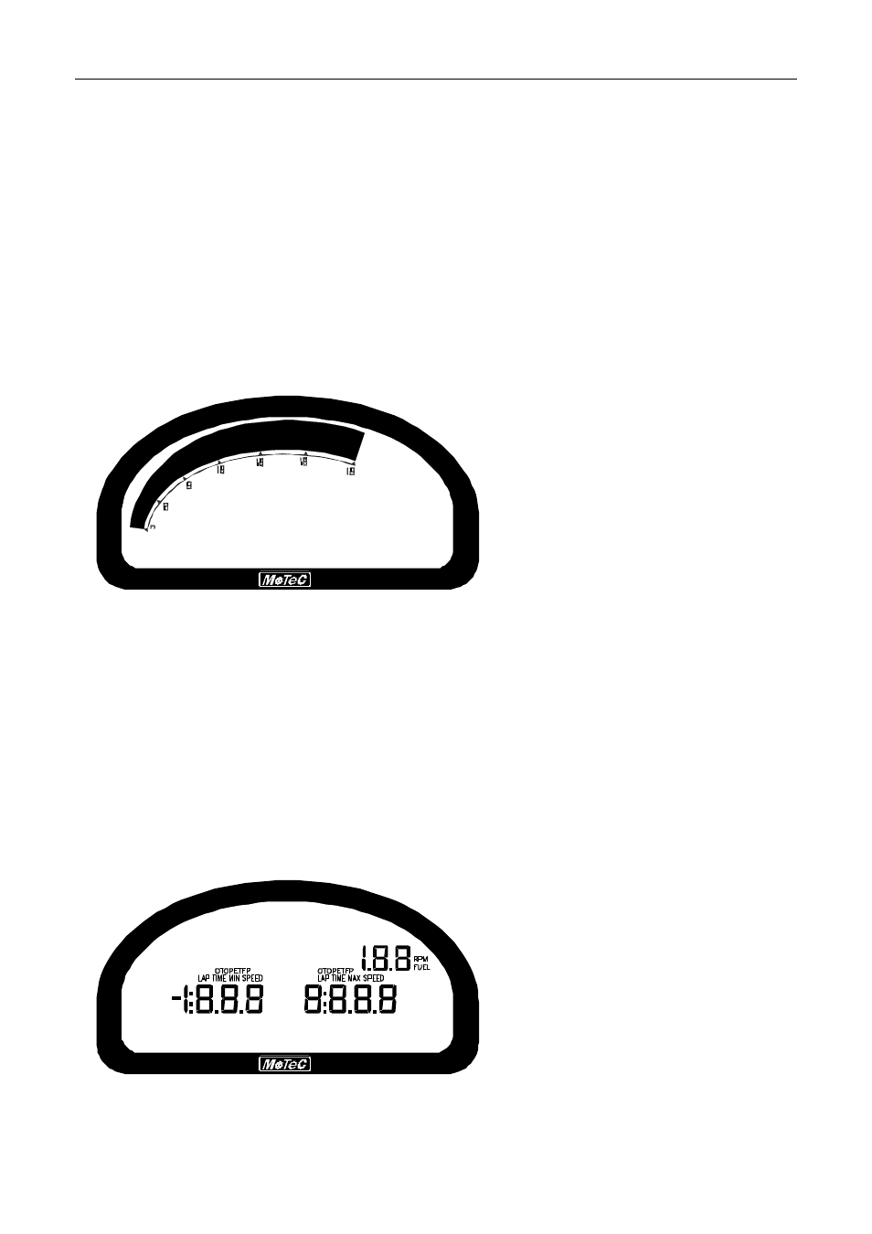 28 configuration, Bar graph, Numeric displays | MoTeC ADL3 EDL3 User Manual | Page 32 / 80