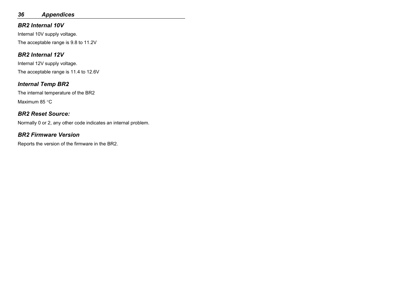 MoTeC BR2 BTX User Manual | Page 38 / 47