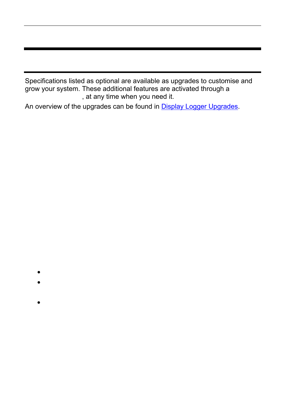 Appendices, Specifications, Logging | Display, Inputs – (requires i/o option), Outputs – (requires i/o option), Expanders | MoTeC C125 User Manual | Page 54 / 89