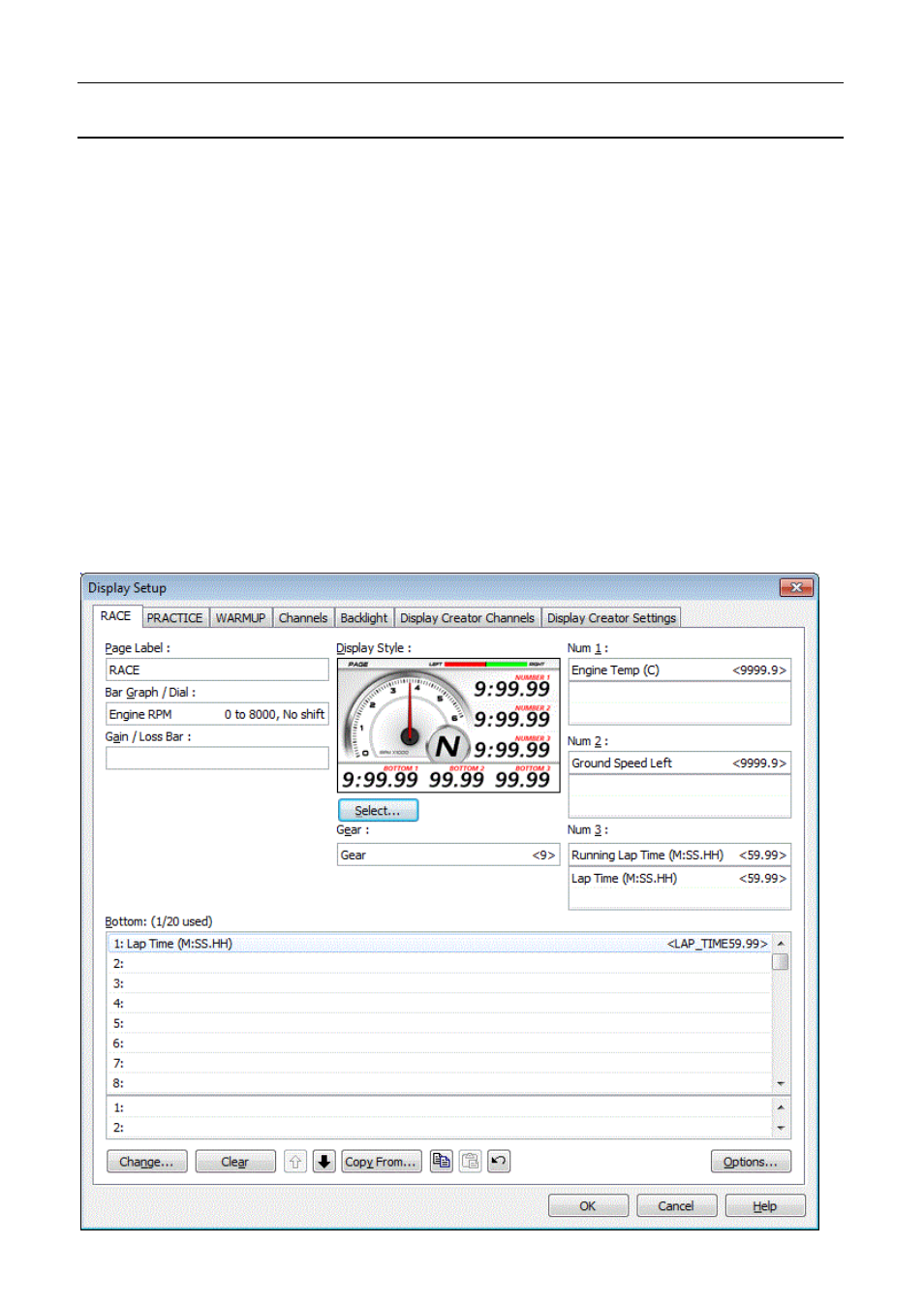 Display, 28 configuration motec | MoTeC C185 User Manual | Page 33 / 85