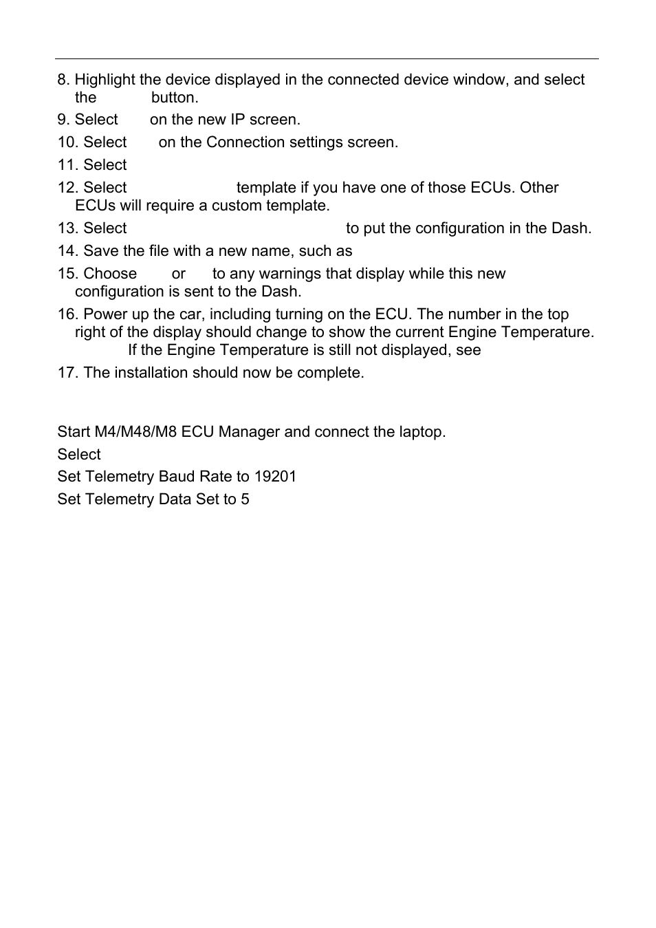 Motec cdl3 track kits 19 | MoTeC CDL3 User Manual | Page 19 / 86
