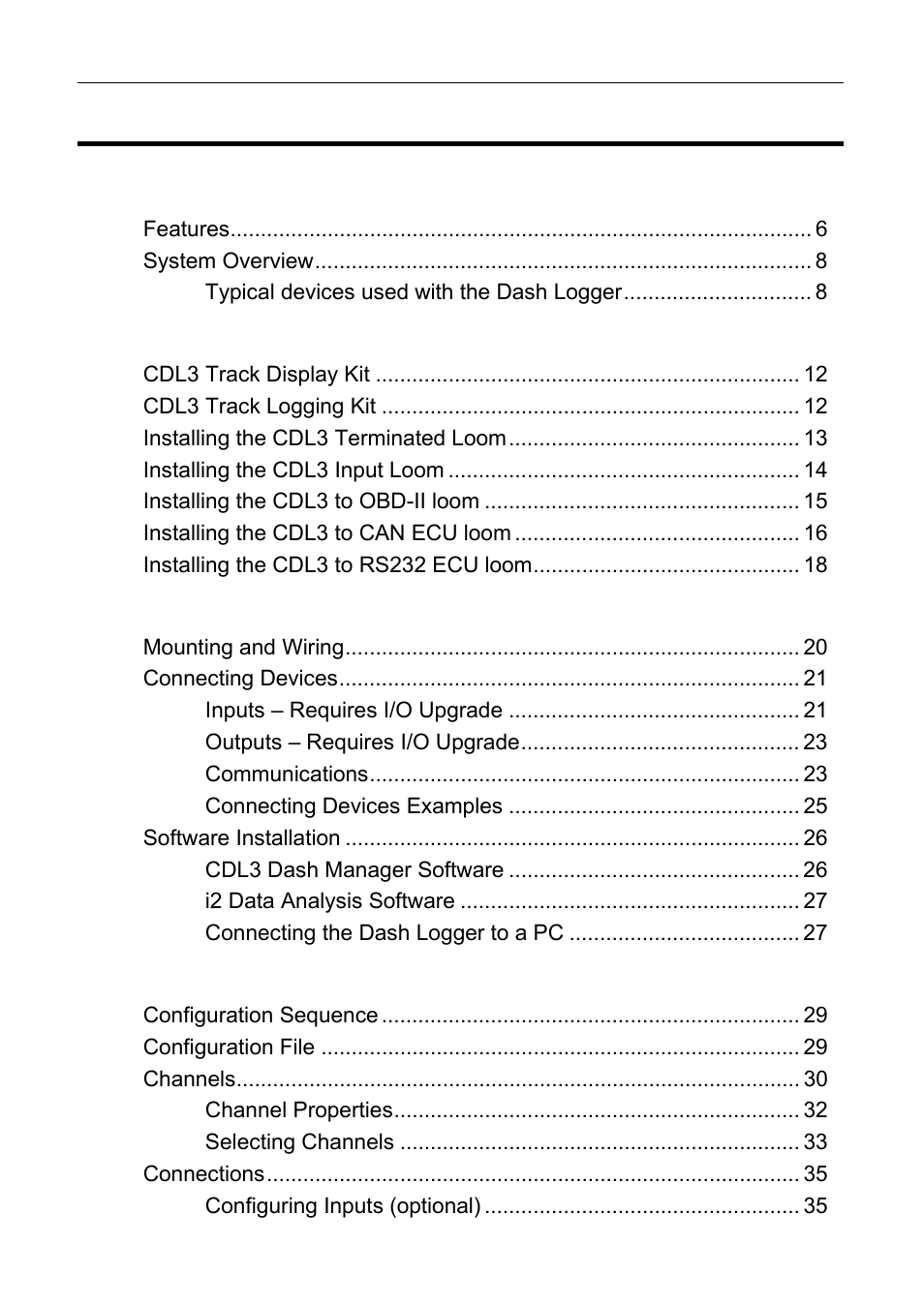 MoTeC CDL3 User Manual | Page 2 / 86