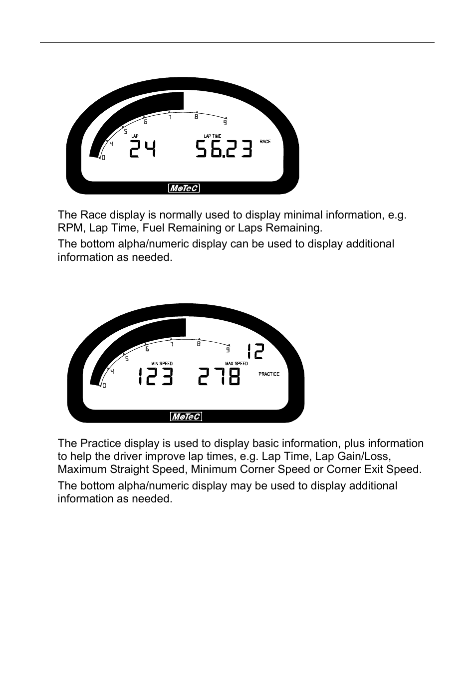 42 configuration | MoTeC CDL3 User Manual | Page 42 / 86