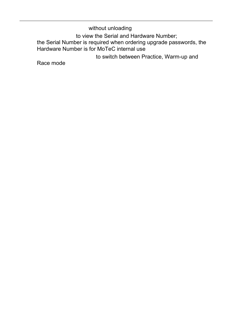 50 operation | MoTeC CDL3 User Manual | Page 50 / 86