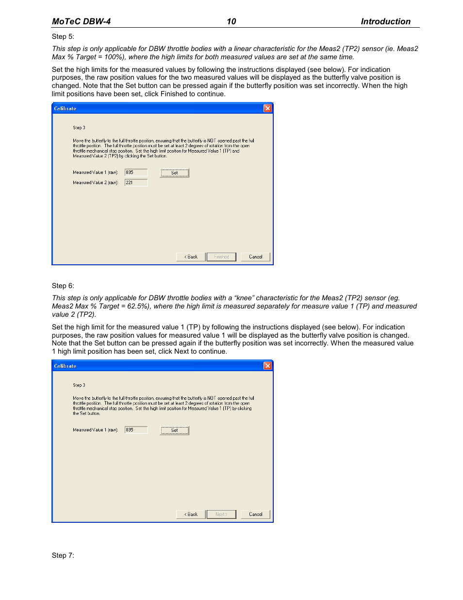 MoTeC DBW-4 User Manual | Page 10 / 21