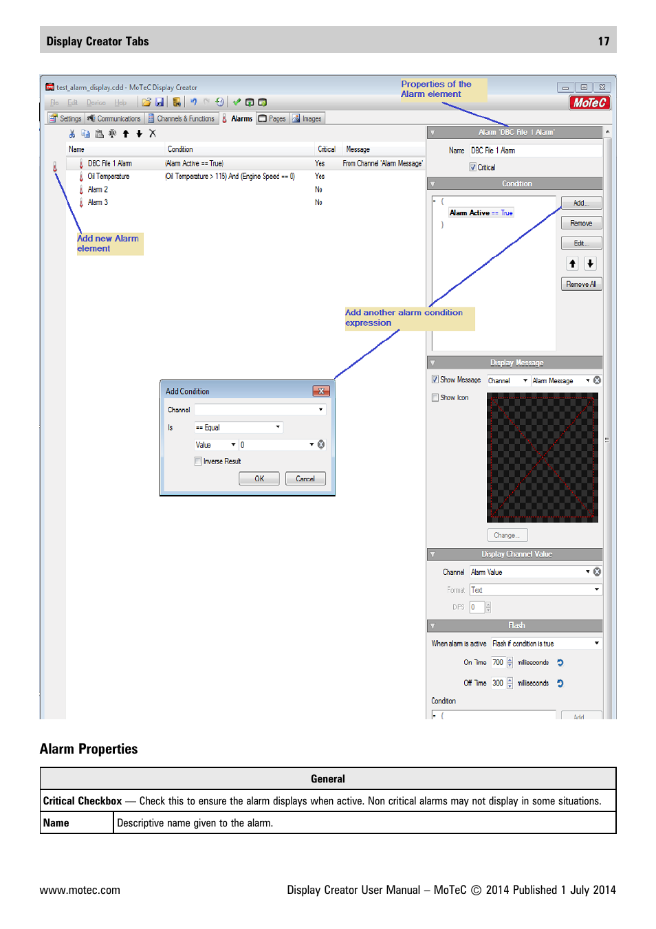 MoTeC Display Creator User Manual | Page 17 / 66