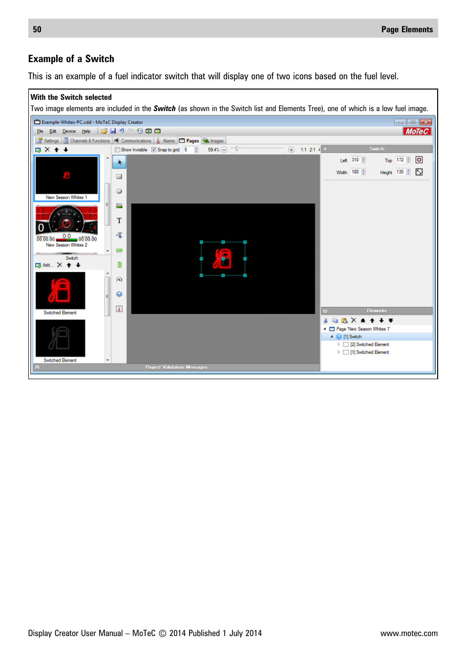 MoTeC Display Creator User Manual | Page 50 / 66