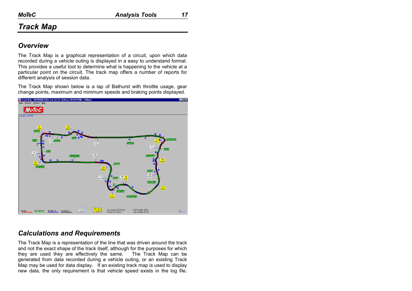 Track map | MoTeC Interpreter User Manual | Page 19 / 37