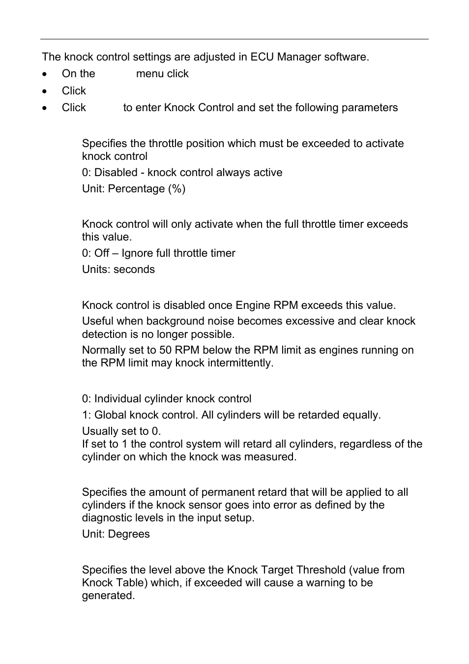 Motec configuration 19 | MoTeC Knock OKM User Manual | Page 19 / 36