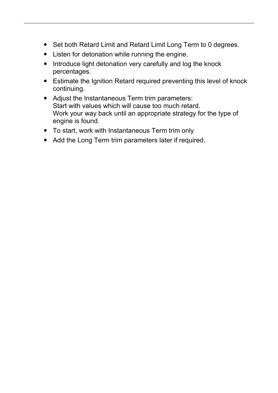22 configuration, Knock tuning tips | MoTeC Knock OKM User Manual | Page 22 / 36