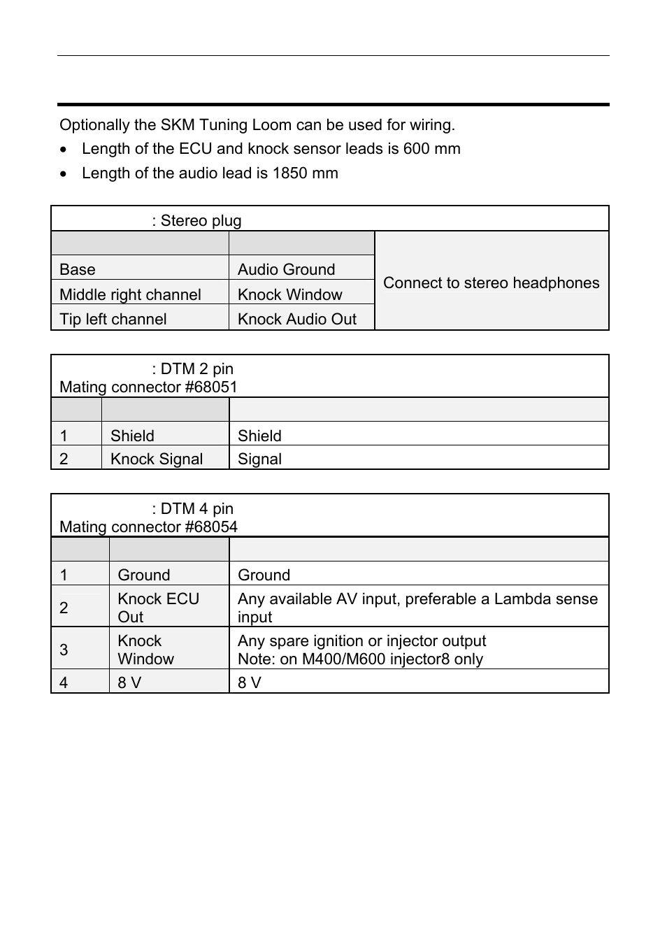 Motec appendices 27 | MoTeC Knock OKM User Manual | Page 27 / 36