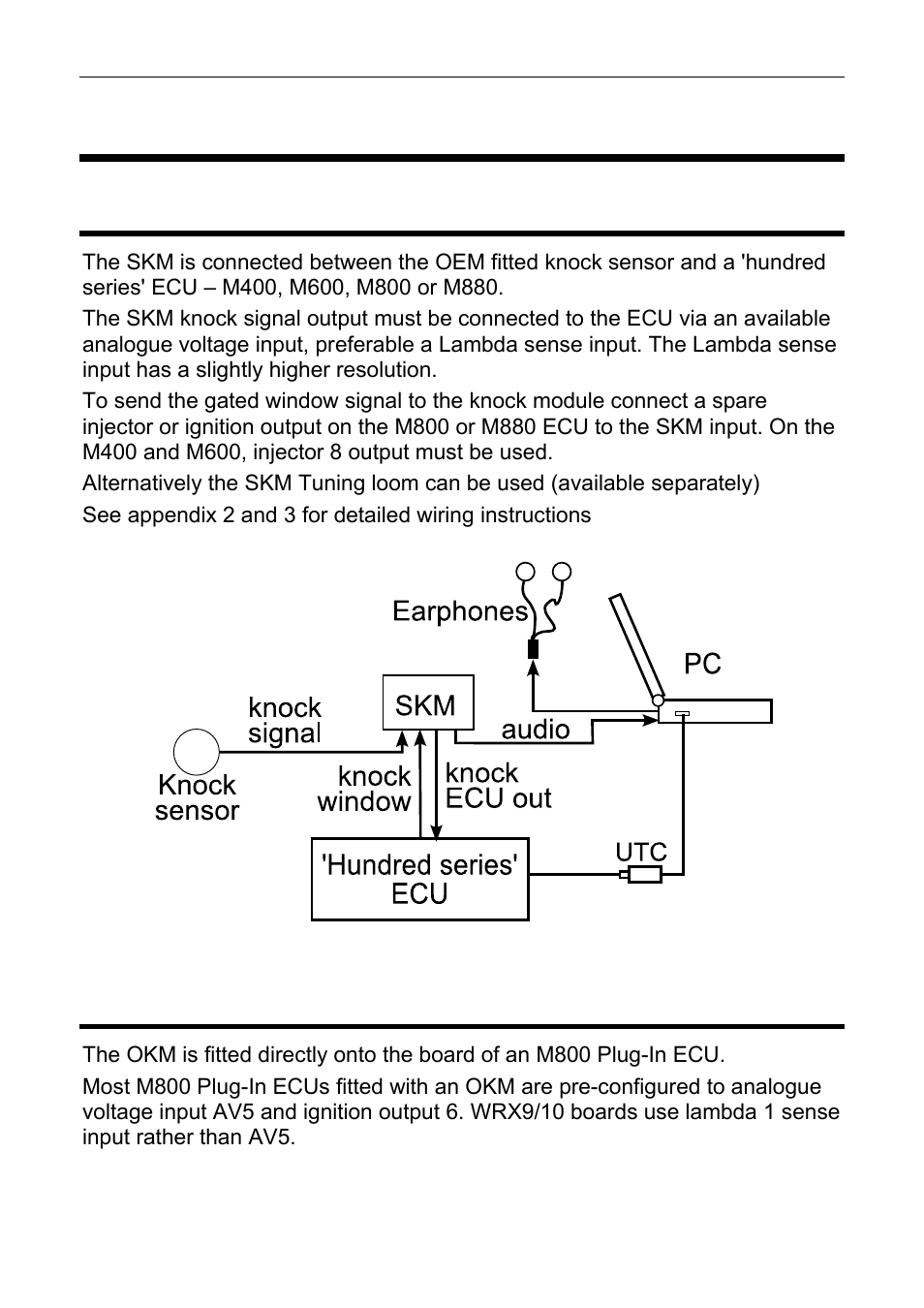 Installation | MoTeC Knock OKM User Manual | Page 5 / 36