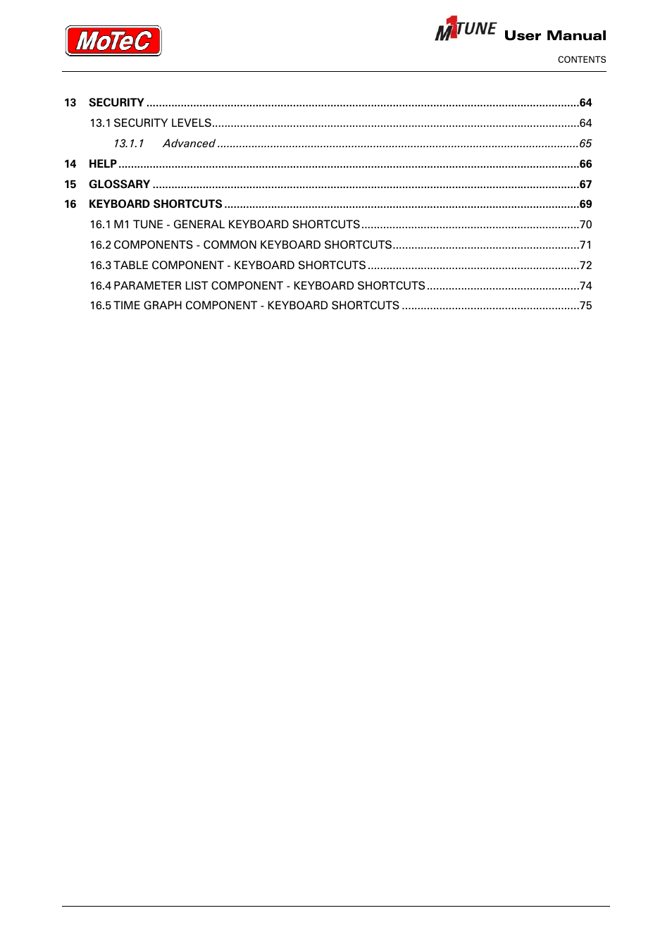 MoTeC M1 Tune User Manual User Manual | Page 5 / 77