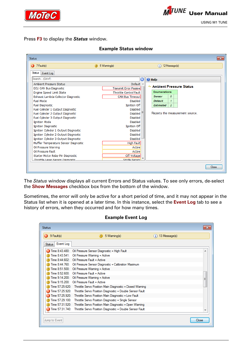 MoTeC M1 Tune User Manual User Manual | Page 59 / 77