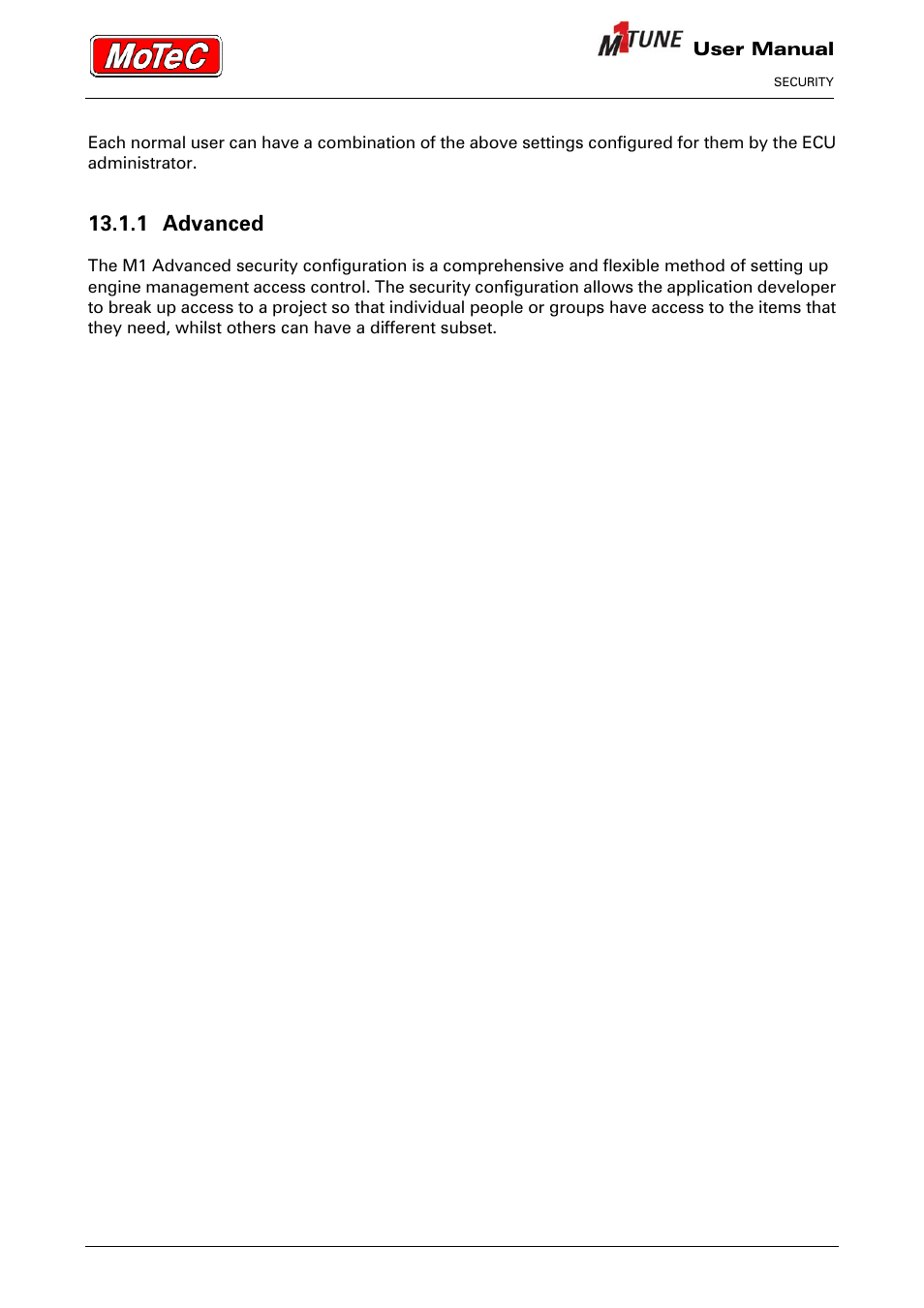 1 advanced, User manual | MoTeC M1 Tune User Manual User Manual | Page 66 / 77