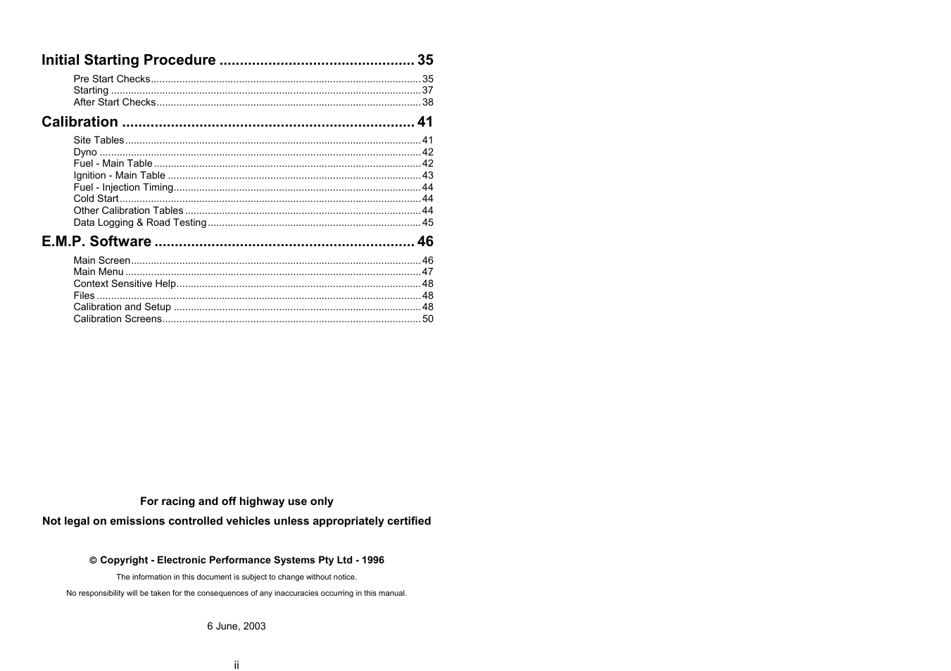 MoTeC M8 User Manual | Page 2 / 63