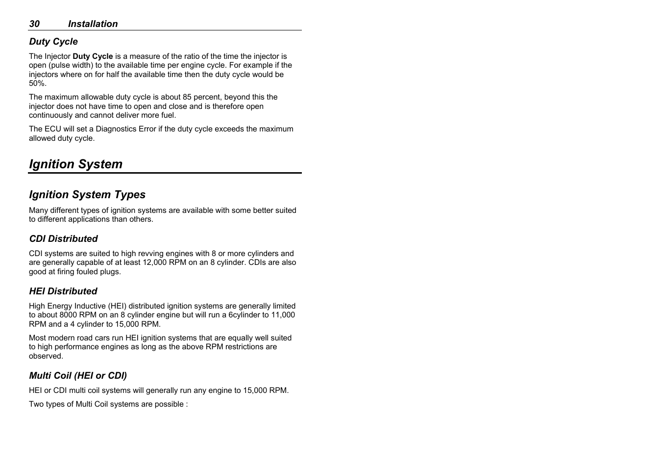 Ignition system | MoTeC M880 User Manual | Page 32 / 101