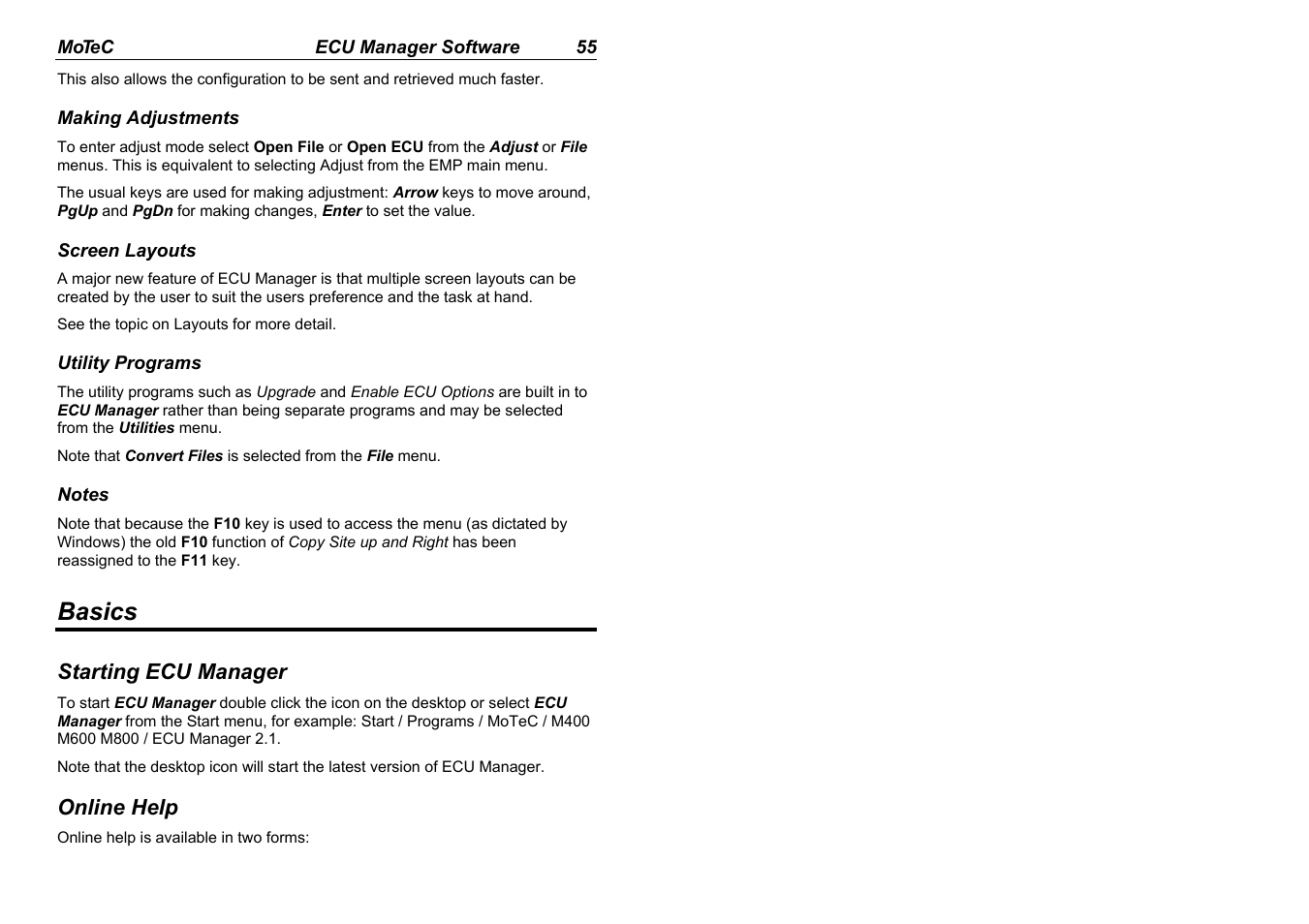 Basics | MoTeC M880 User Manual | Page 57 / 101