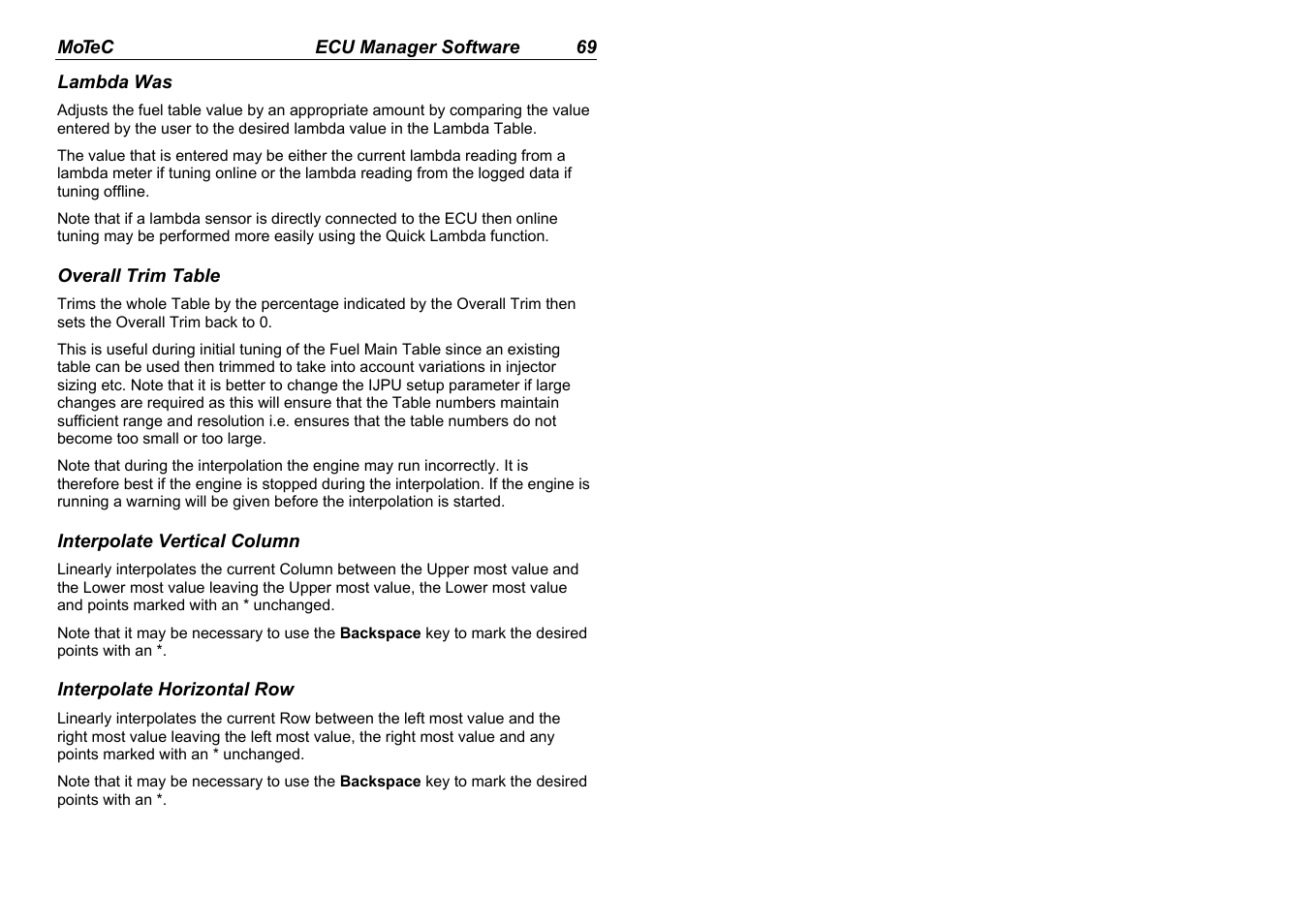 MoTeC M880 User Manual | Page 71 / 101