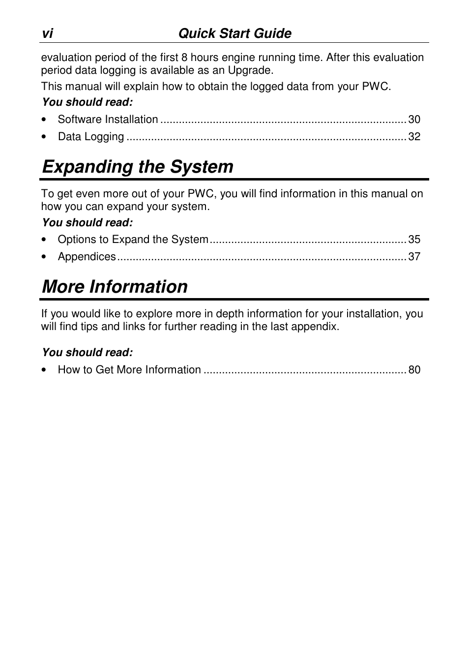 Expanding the system, More information | MoTeC PWC Plug-In ECU User Manual | Page 7 / 91