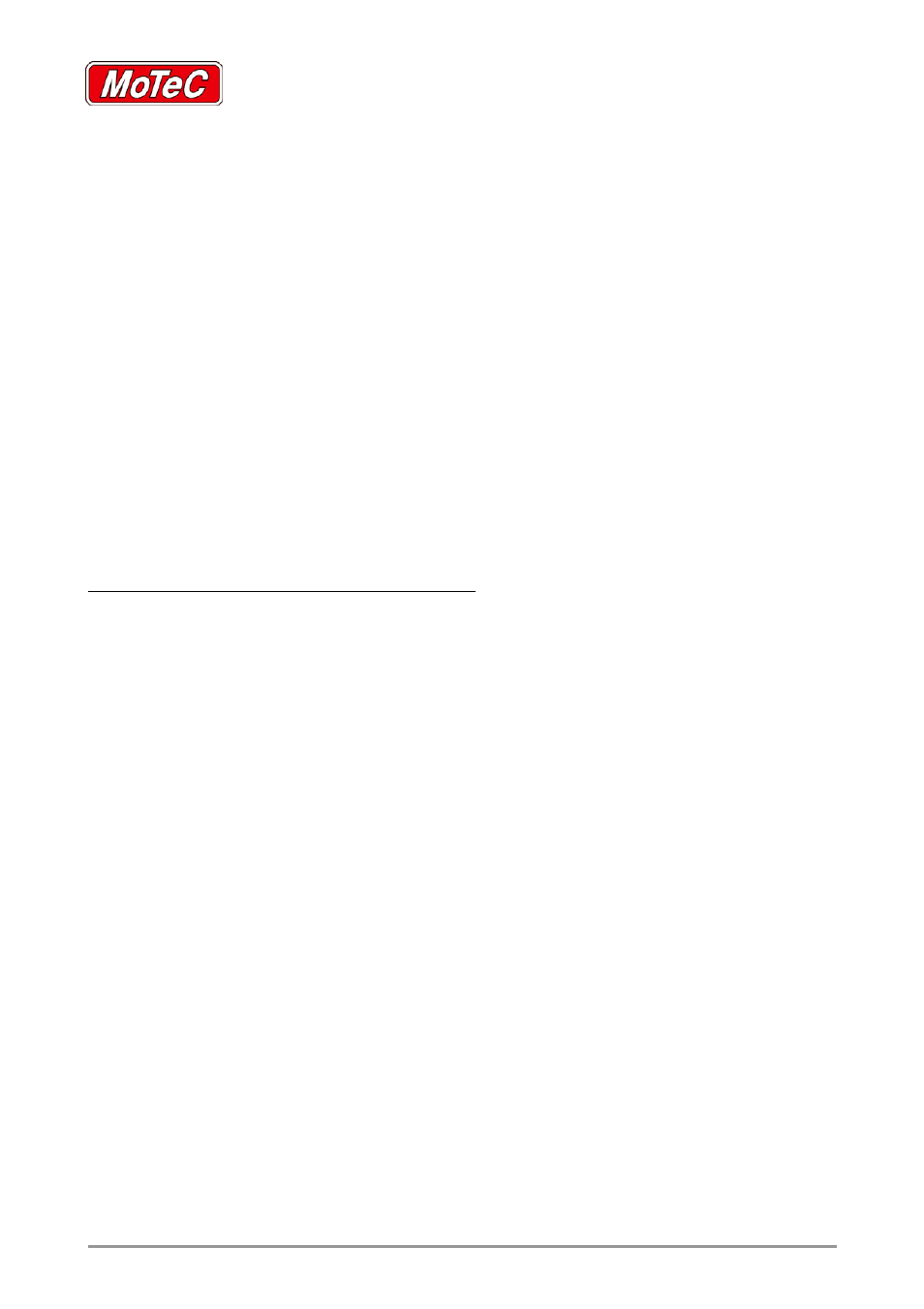 MoTeC Screwdriver ECU User Manual | Page 5 / 5