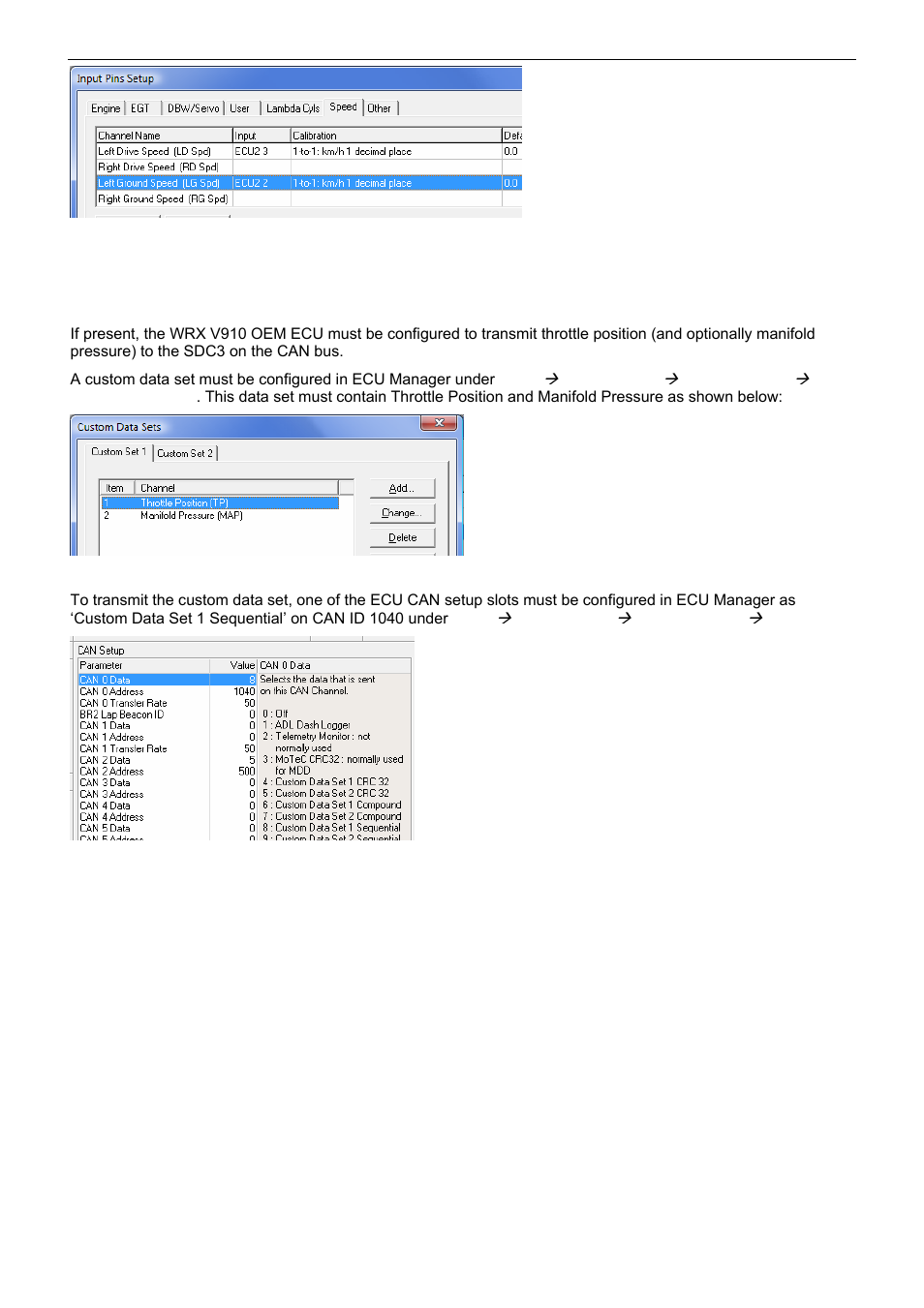 Receiving ecu data | MoTeC SDC3 User Manual | Page 22 / 24