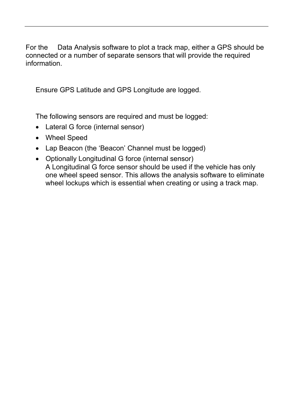 26 configuration track map | MoTeC ESDL3 User Manual | Page 30 / 76