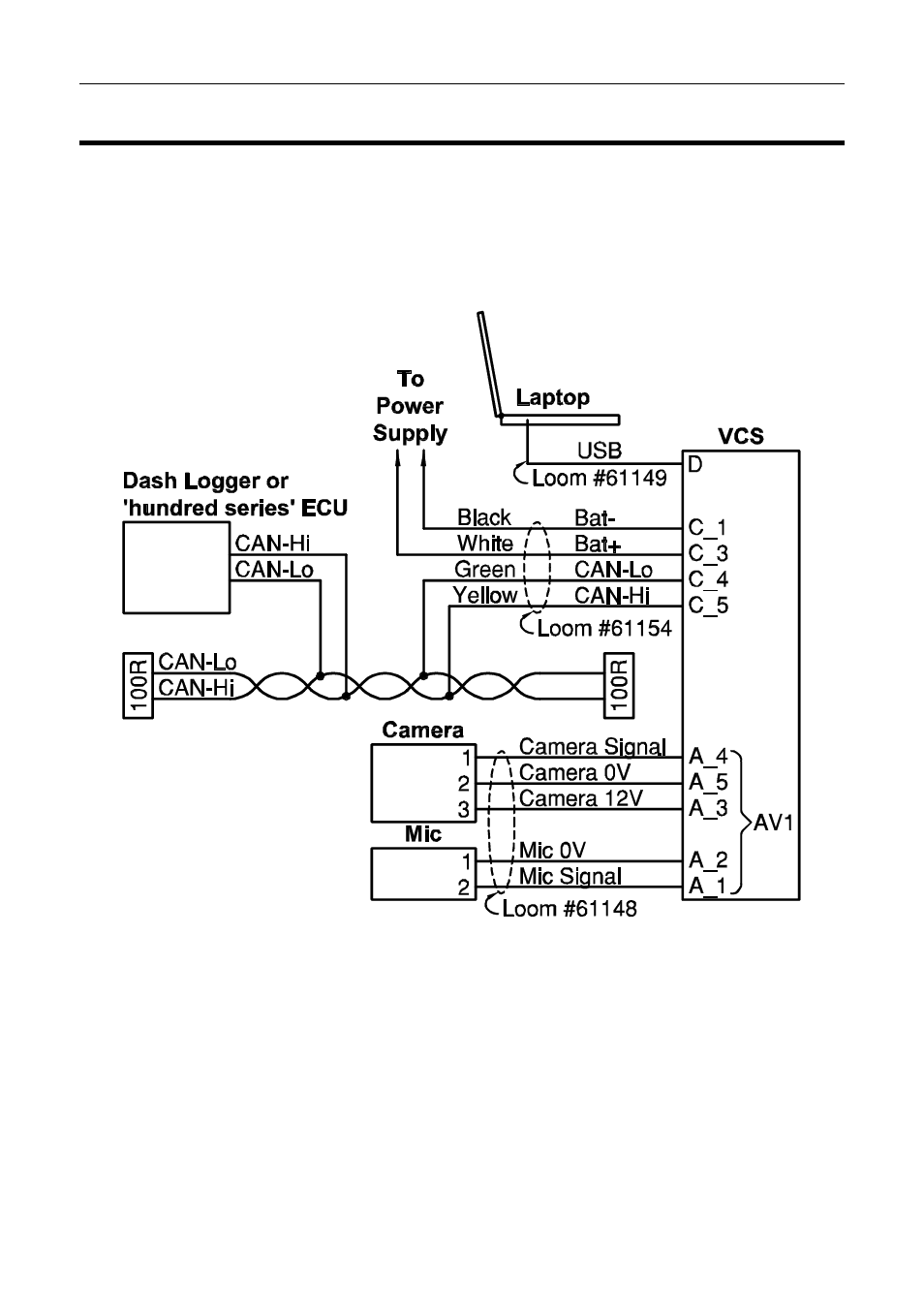 Wiring | MoTeC VCS User Manual | Page 29 / 36