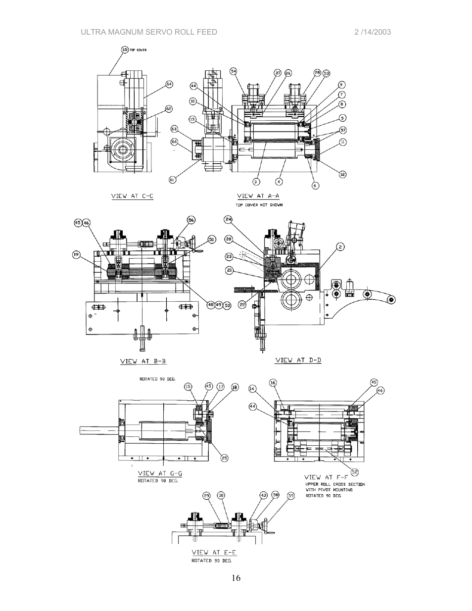 PA Industries Magnum Servo Roll Feed SRF-M12/18/24/32/36/48 - Installation Manual User Manual | Page 16 / 25