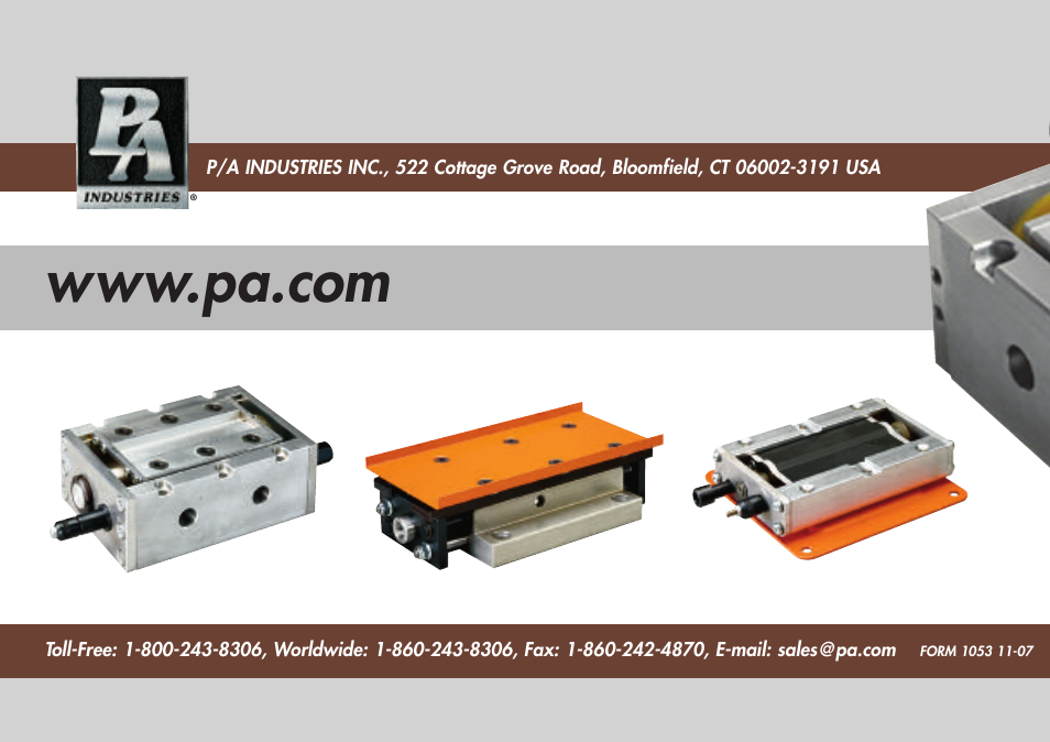 PA Industries Transporter User Manual | Page 28 / 28