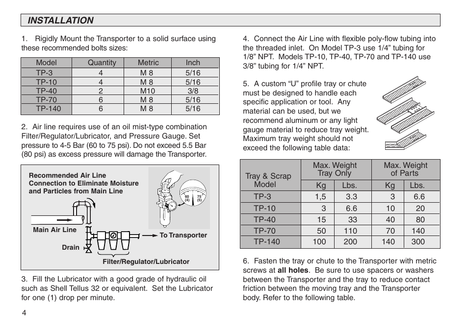 PA Industries Transporter User Manual | Page 4 / 28