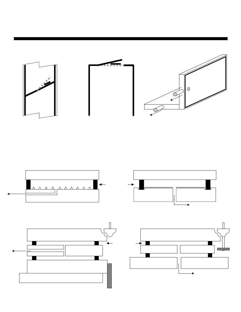 Klamping diagrams, Figure 6, Figure 5 | Figure 8, Figure 7 - vak-klamp to hold small pieces, Figure 9 | Q.V.P. VAKUUM KLAMPING User Manual | Page 6 / 6
