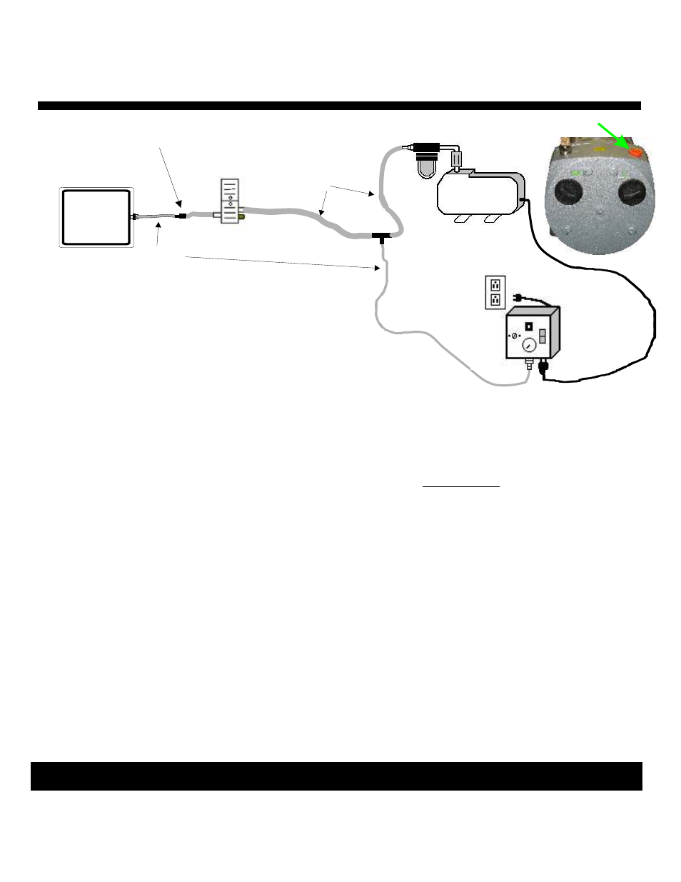 Q.V.P. ES10 with Pneumatic Vacuum Foot Switch User Manual | 1 page