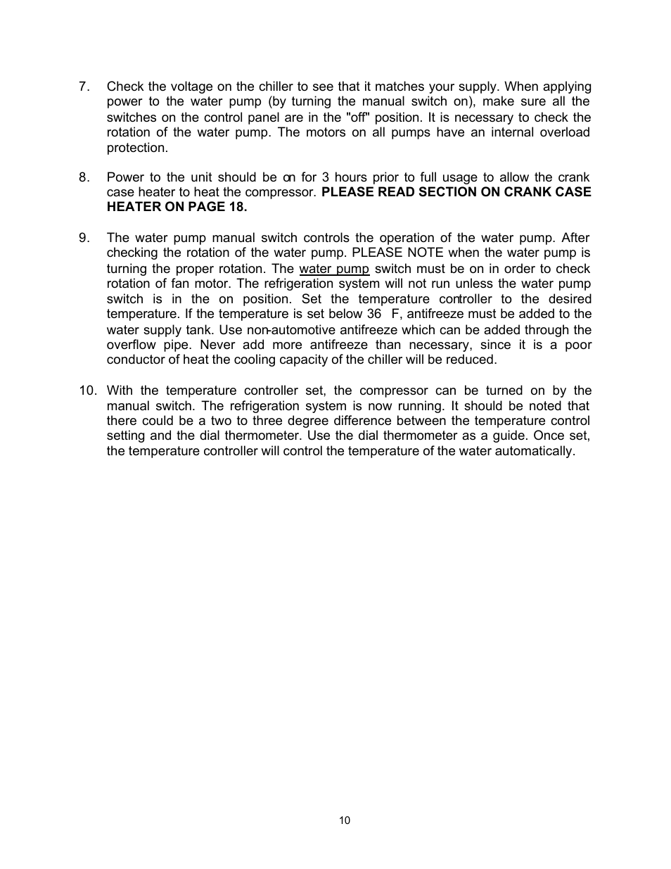 Schreiber Chillers 1000AC-MRI User Manual | Page 16 / 42