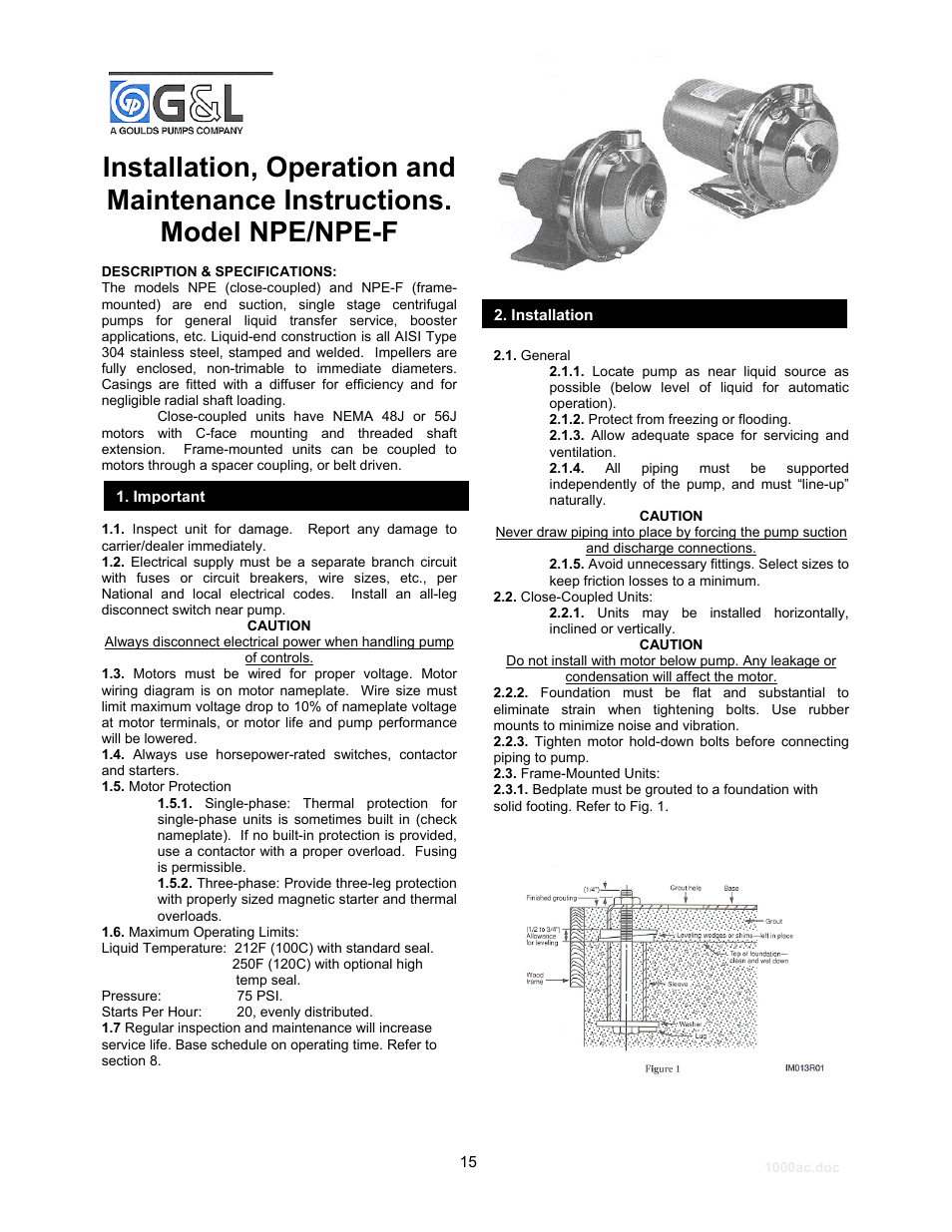 Schreiber Chillers 1000ACsf User Manual | Page 16 / 30