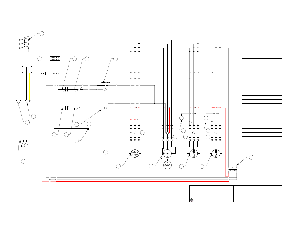 L1 l3, L3 l2 l1 | Schreiber Chillers 1000ACsf User Manual | Page 6 / 30