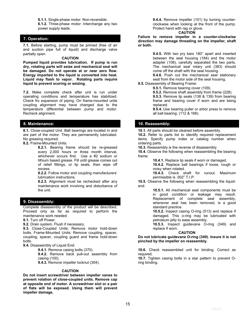 Schreiber Chillers 100ACsf User Manual | Page 17 / 32