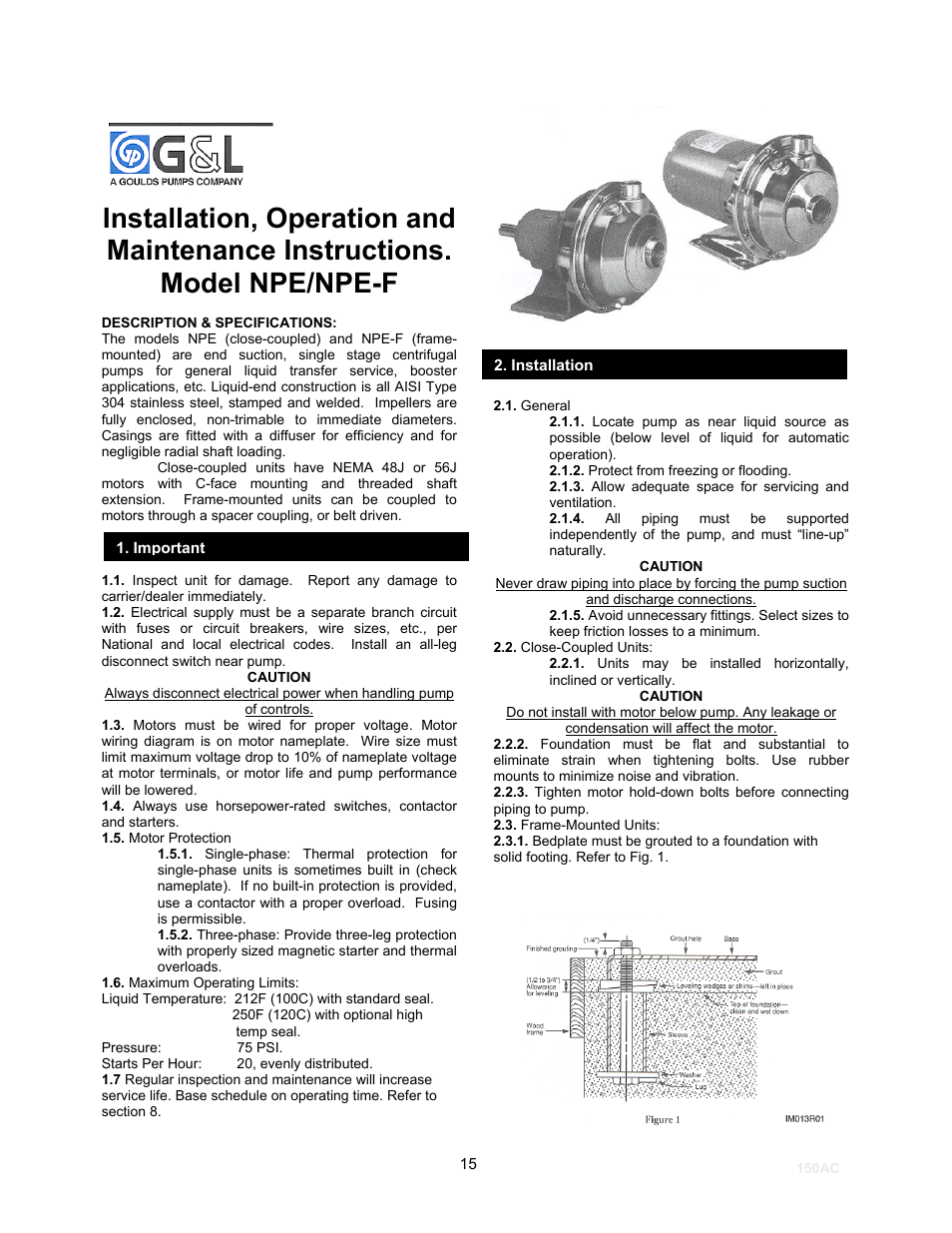 Schreiber Chillers 150ACsf User Manual | Page 15 / 30