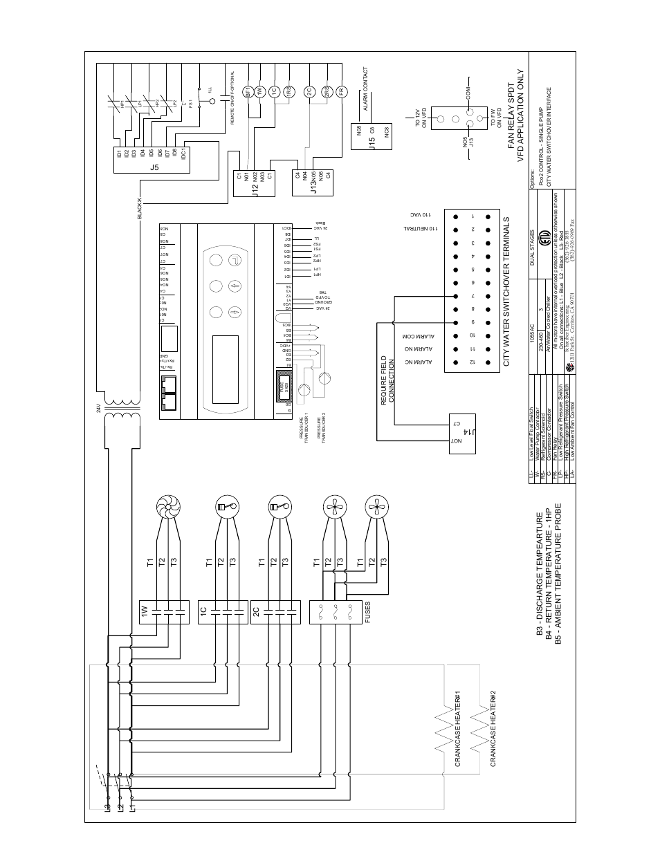 T1 t2 t3, J1 2, J1 3 | J1 5 | Schreiber Chillers 15MEDAC email User Manual | Page 23 / 64