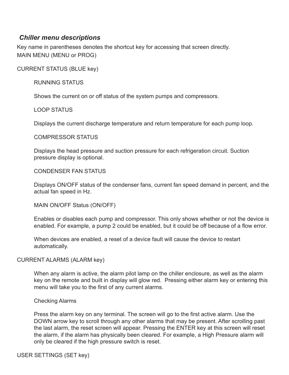 Schreiber Chillers 15MEDAC email User Manual | Page 35 / 64