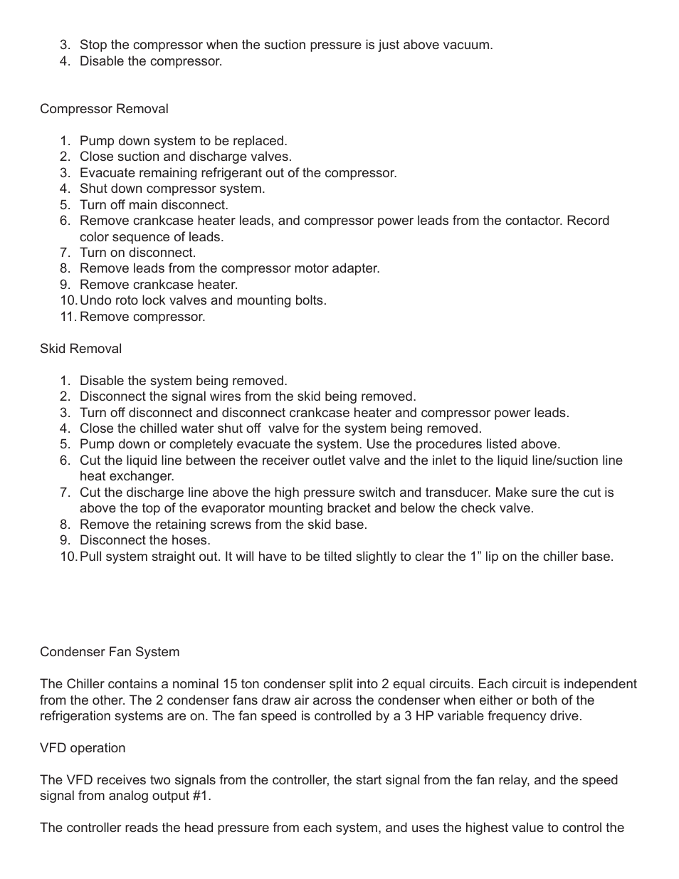 Schreiber Chillers 15medWC User Manual | Page 40 / 56